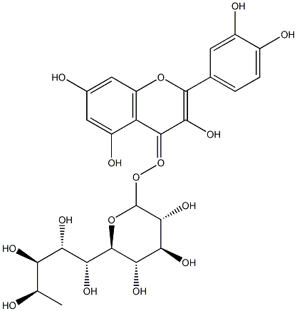 QUERCETIN4-O-RHAMNOGLUCOSIDE Struktur