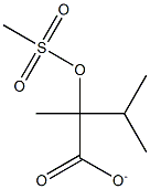 MESYLISOPROPYLLACTATE Struktur