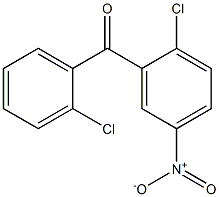 2,2'-DICHLORO-5-NITROBENZOPHENONE Struktur