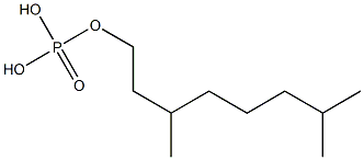 TETRAHYDROGERANIOLPHOSPHATE Struktur