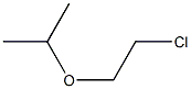 2-ISOPROPOXYETHYLCHLORIDE Structure