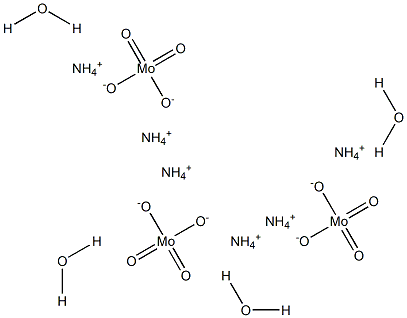 HEXAAMMONIUMMOLYBDATETETRAHYDRATE Struktur