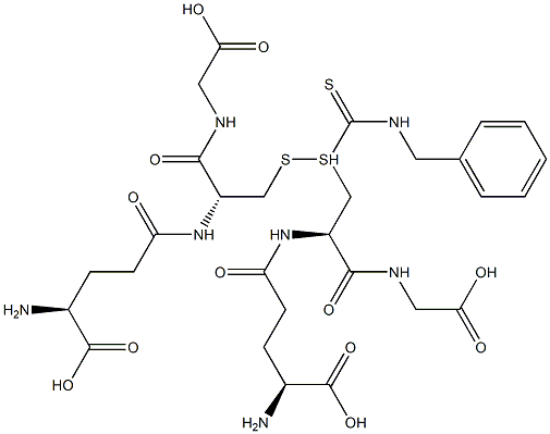 S-(N-BENZYLTHIOCARBAMOYL)GLUTATHIONE Struktur