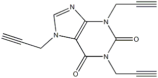 1,3,7-TRIPROPARGYLXANTHINE Struktur