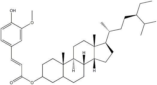 STIGMASTANOLCIS-FERULATE Struktur