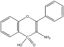 3AMINO4HYDROXYFLAVONE Struktur