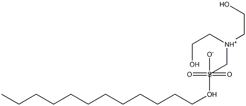 TRIETHANOLAMINESALTOFLAURYLSULPHATE Struktur