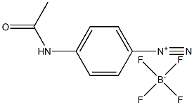 4-ACETAMIDOPHENYLDIAZONIUMBOROFLUORIDE Struktur