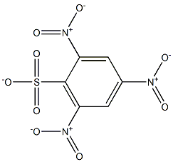 2,4,6-TRINITROBENZENESULPHONATE Struktur