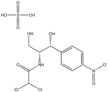 Chloramphenicol sulfate Struktur