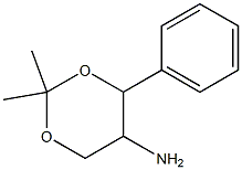 2,2-dimethyl-4-phenyl-1,3-dioxan-5-amine Struktur