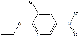 3-Bromo-2-ethoxy-5-nitropyridine Struktur