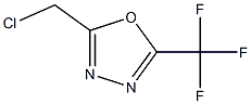 5-(Chloromethyl)-2-(trifluoromethyl)-1,3,4-oxadiazole Struktur