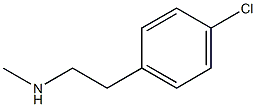 N-Methyl 4-Chlorophenethylamine Struktur