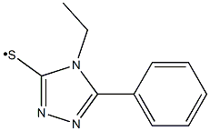 (4-Ethyl-5-phenyl-4H-[1,2,4]triazol-3-ylsulfanyl)- Struktur