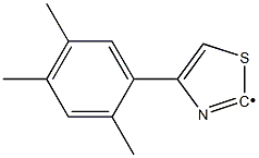 [4-(2,4,5-Trimethyl-phenyl)-thiazol-2-yl]- Struktur