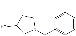 1-(3-methylbenzyl)pyrrolidin-3-ol Struktur