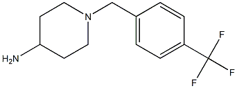 1-[4-(trifluoromethyl)benzyl]piperidin-4-amine Struktur