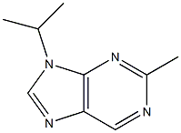 2-methyl-9-(1-methylethyl)-9H-purine Struktur