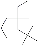 2,2,4-trimethyl-4-ethylheptane Struktur