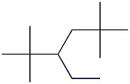 2,2,5,5-tetramethyl-3-ethylhexane Struktur