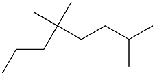 2,5,5-trimethyloctane Struktur