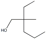 2-methyl-2-ethyl-1-pentanol Struktur