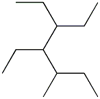 3-methyl-4,5-diethylheptane Struktur