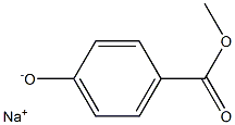 METHYL PARABEN SDIUM SALT Struktur