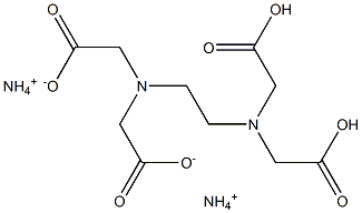 EDTA DIAMMONIUM SALT. Struktur