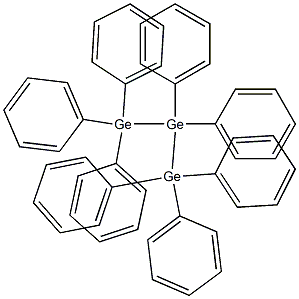 octaphenyltrigermane Struktur