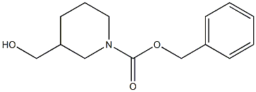 N- Cbz-3-piperidinemethanol Struktur