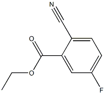 2-CYANO-5-FLUOROBENZOIC ACID ETHYL ESTER Struktur