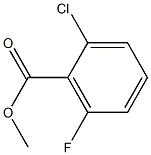 2-CHLORO-6-FLUOROBENZOIC ACID METHYL ESTER Struktur