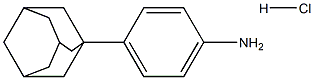 1-(4-AMINOPHENYL)ADAMANTANE Hydrochloride Struktur