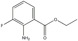 2-AMINO-3-FLUOROBENZOIC ACID ETHYL ESTER Struktur