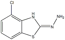 4-CHLORO-2(3H)-BENZOTHIAZOLONEHYDRAZONE Struktur