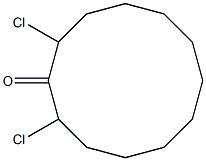 2,12-DICHLORO-CYCLODODENCANONE Struktur