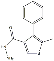 5-METHYL-4-PHENYLTHIOPHENE-3-CARBOHYDRAZIDE Struktur