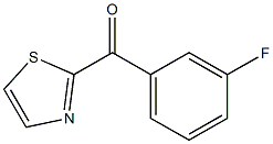 2-(3-FLUOROBENZOYL)THIAZOLE 95% Struktur