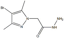 2-(4-BROMO-3,5-DIMETHYL-1H-PYRAZOL-1-YL)ACETOHYDRAZIDE Struktur