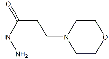 3-(4-MORPHOLINYL)PROPANOHYDRAZIDE Struktur