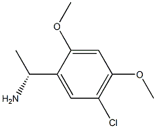 (1R)-1-(5-CHLORO-2,4-DIMETHOXYPHENYL)ETHANAMINE Struktur