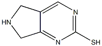 6,7-DIHYDRO-2-MERCAPTO-5H-PYRROLO-[3,4-D]-PYRIMIDINE Struktur