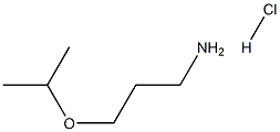 3-ISOPROPOXYPROPAN-1-AMINE HYDROCHLORIDE Struktur