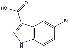 5-BROMOINDAZOLE-3-CARBOXYLIC ACID ,98% Struktur