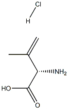 (S)-2-Amino-3-methyl-but-3-enoic acid HCl Struktur