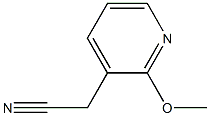 (2-METHOXYPYRIDIN-3-YL)ACETONITRILE Struktur