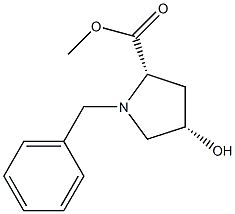 N-BENZYL-CIS-4-HYDROXY-L-PROLINE METHYL ESTER Struktur