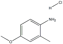 4-Methoxy-2-methylaniline, HCl Struktur